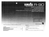 Yamaha R-90 El kitabı