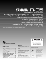 Yamaha R-95 El kitabı