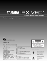 Yamaha RX-V901 Kullanım kılavuzu
