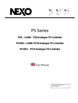 Nexo PS15 Kullanım kılavuzu