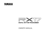 Yamaha RX17 El kitabı