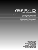 Yamaha RX-10 El kitabı