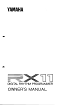 Yamaha RX11 El kitabı