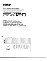 Yamaha RX-120 El kitabı