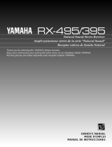 Yamaha RX-395 Kullanım kılavuzu