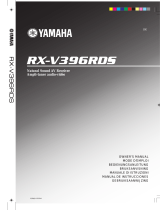 Yamaha RX-V396RDS Kullanım kılavuzu