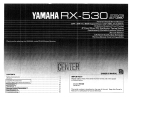 Yamaha RX-530 El kitabı