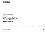 Yamaha RX-A1060 El kitabı