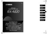 Yamaha RX-A820 El kitabı