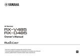 Yamaha RX-V485 El kitabı