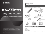 Yamaha RX-V1071 El kitabı