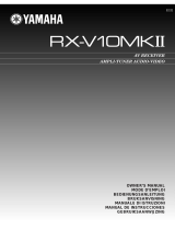Yamaha RX-V10MKII El kitabı