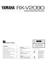 Yamaha RX-V2090 Kullanım kılavuzu