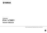 Yamaha RX-V381 El kitabı