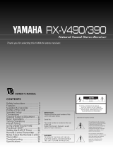 Yamaha RX-V490 Kullanım kılavuzu