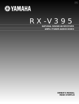 Yamaha RX-V395 El kitabı