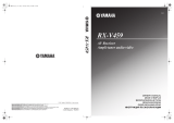 Yamaha RX-V459 El kitabı