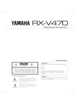 Yamaha RX-V470 Kullanım kılavuzu