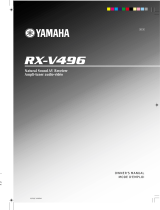 Yamaha RX-V496 Kullanım kılavuzu