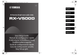 Yamaha RX-V500D El kitabı