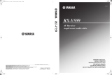 Yamaha RXV559 - AV Receiver El kitabı