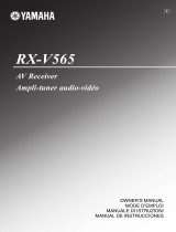 Yamaha RX-V565 El kitabı