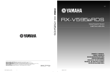 Yamaha RX-V595aRDS Kullanım kılavuzu