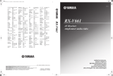 Yamaha RX-V661 El kitabı
