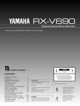 Yamaha RX-V690 Kullanım kılavuzu
