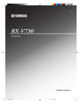 Yamaha RX-V730 Kullanım kılavuzu
