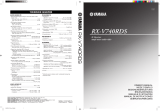 Yamaha RX-V740RDS El kitabı