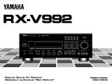 Yamaha RX-V992 El kitabı
