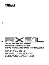 Yamaha RX-21L El kitabı