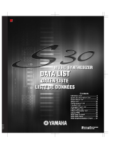 Yamaha S30 Veri Sayfası