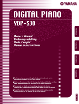 Yamaha YDP-S30 El kitabı