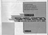 Yamaha SHS-200 El kitabı