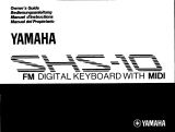 Yamaha SHS-10 El kitabı
