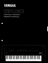 Yamaha SK20 El kitabı