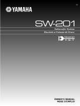 Yamaha SW-201 El kitabı