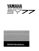 Yamaha SY77 El kitabı