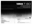Yamaha T-60 El kitabı