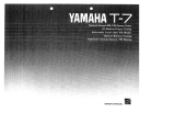 Yamaha T-7 El kitabı