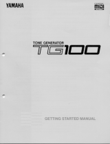 Yamaha TG100 El kitabı