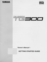 Yamaha TG300 El kitabı