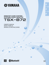 Yamaha TSX-B72 El kitabı
