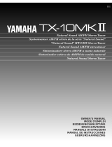 Yamaha TX-10MKII El kitabı