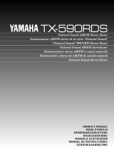 Yamaha TX-590RDS Kullanım kılavuzu