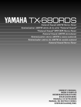 Yamaha TX-680RDS El kitabı