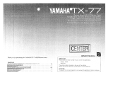 Yamaha TX-77 El kitabı