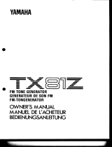 Yamaha TX-81Z El kitabı